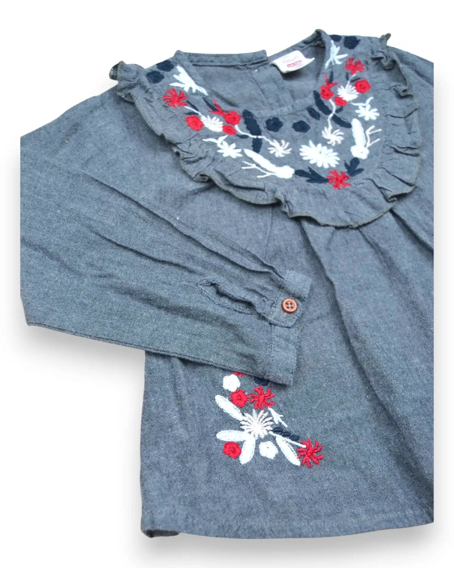 Blusa Bordado CODE BABY - 2-3 Anos