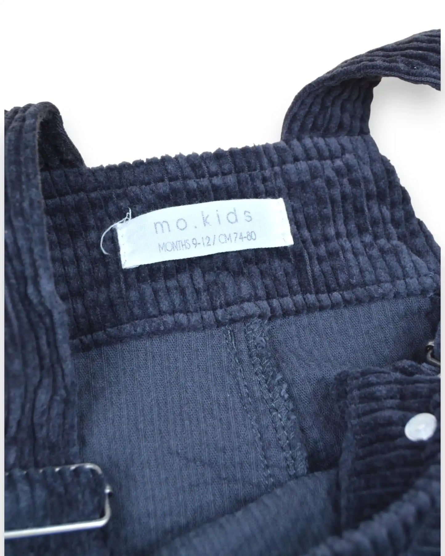 Jardineiras Cinza MO KIDS - 9-12 Meses