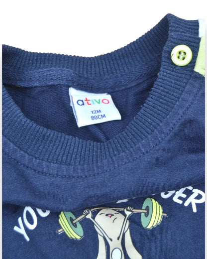 Sweater Azul ATIVO - 12 Meses