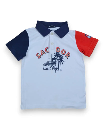 Polo Branco SACOOR - 4 Anos