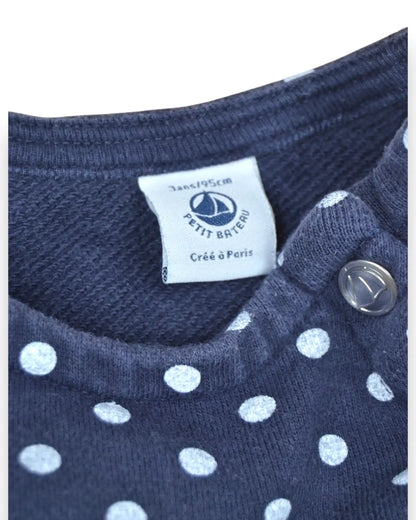 Vestido Bolinhas PETIT BATEAU - 3 Anos