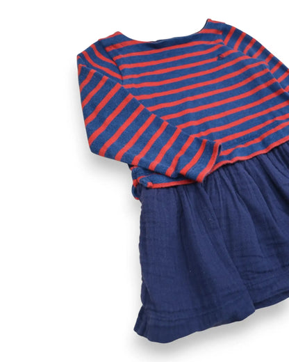 Vestido Riscas PETIT BATEAU - 3 Anos