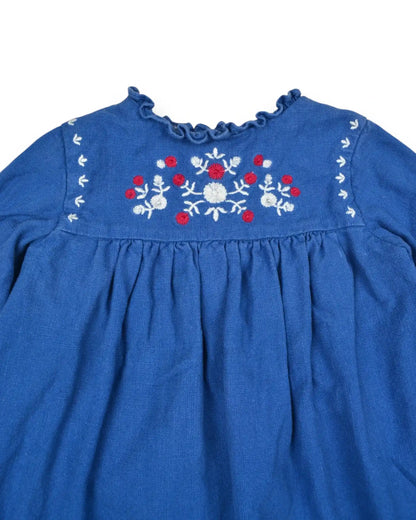 Vestido Azul GOCCO - 2-3 Anos