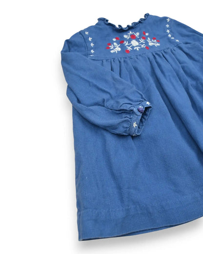 Vestido Azul GOCCO - 2-3 Anos