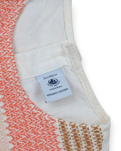 Vestido Branco PETIT BATEAU - 24 Meses