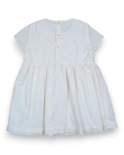 Vestido Branco PETIT BATEAU - 24 Meses