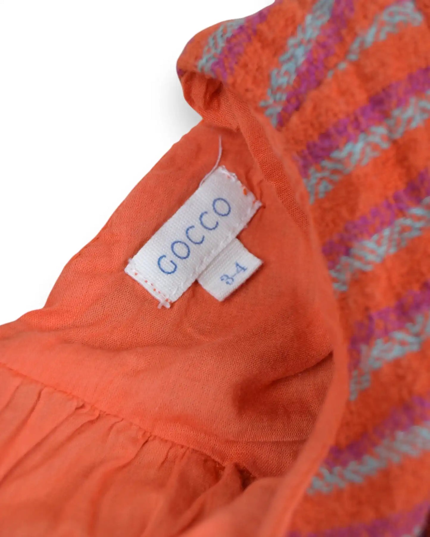 Vestido Laranja GOCCO - 3-4 Anos