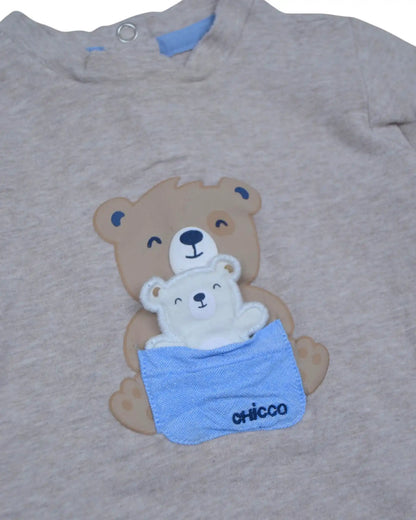 T-Shirt Bege CHICCO - 6 Meses