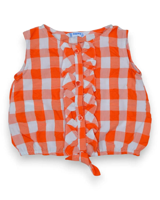 Blusa Xadrez MAYORAL - 18 Meses