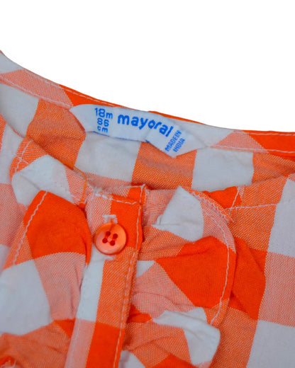 Blusa Xadrez MAYORAL - 18 Meses