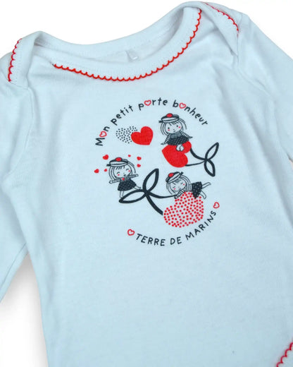 Body Branco TERRE DE MARINS - 6 Meses