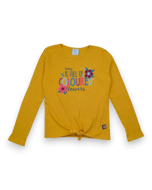 T-Shirt Amarela BOBOLI - 8 Anos