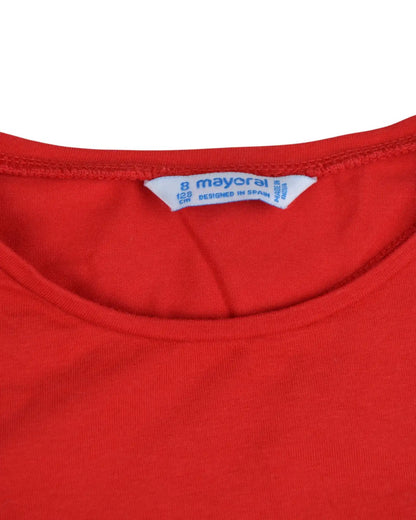 T-Shirt Vermelha MAYORAL - 8 Anos