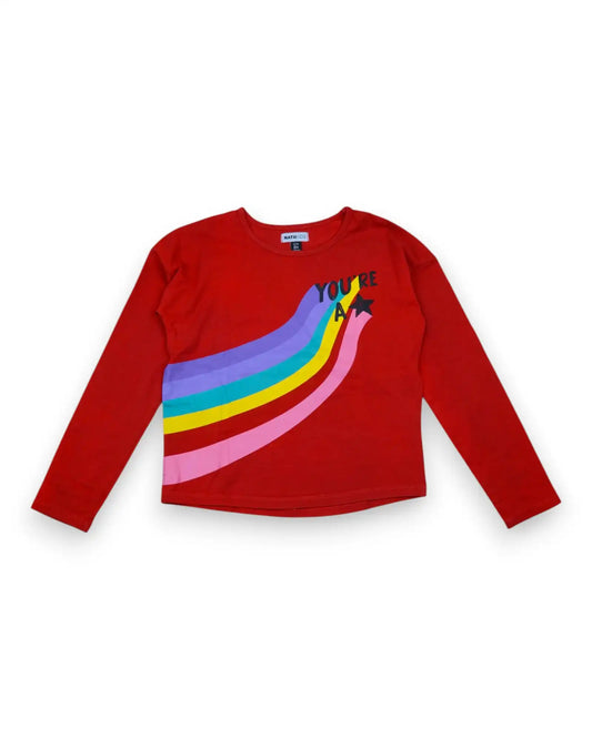 T-Shirt Vermelha NATHKIDS - 8 Anos
