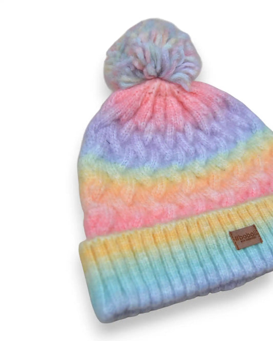 Gorro Multicolorido Pompom BOBOLI - Tam 50 M