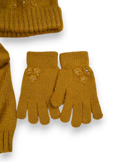 Conjunto Cachecol Gorro Luvas MAYORAL - 10 Anos