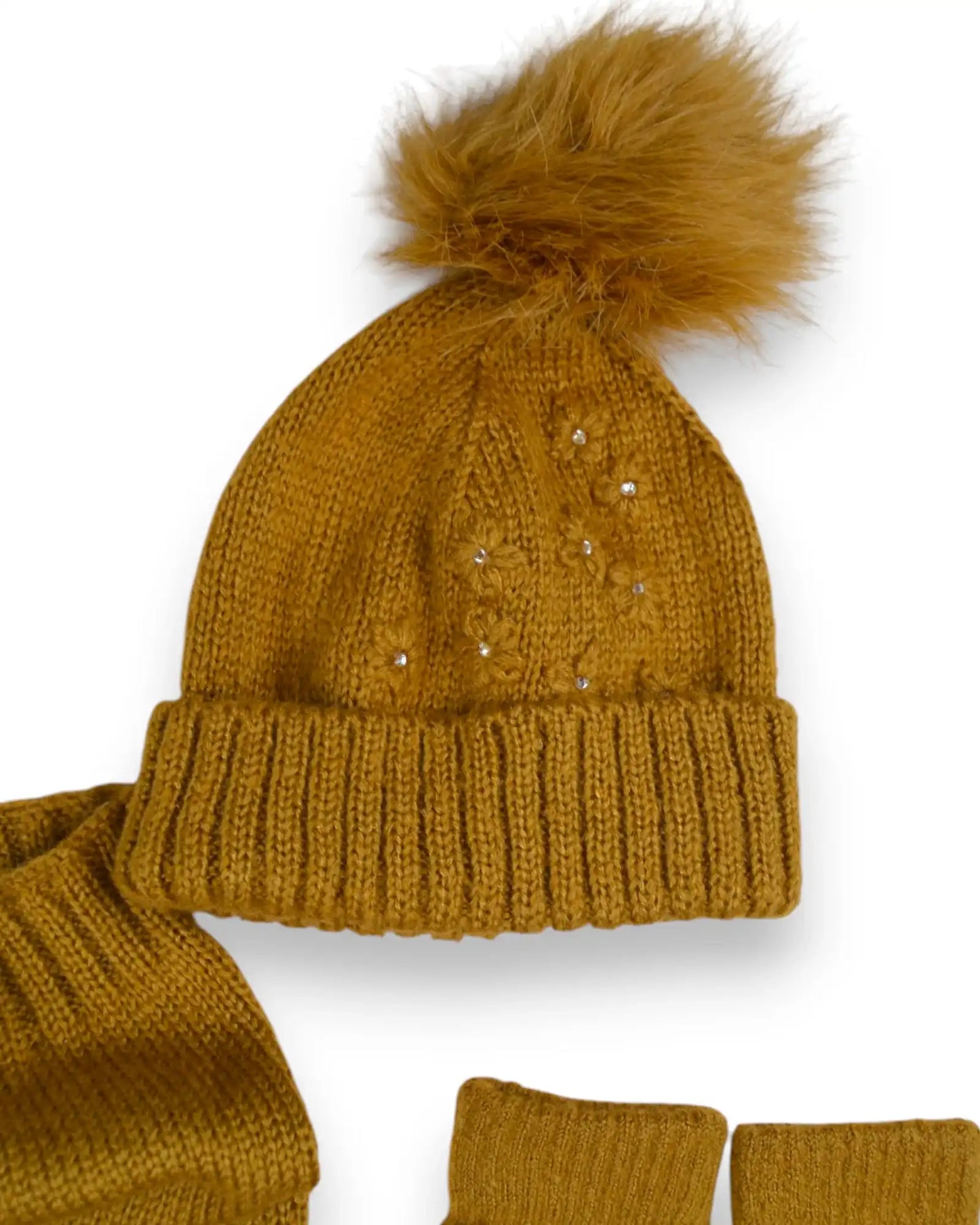 Conjunto Cachecol Gorro Luvas MAYORAL - 10 Anos