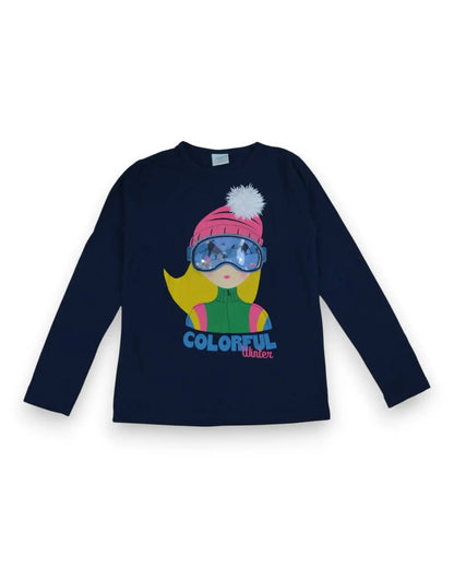 T-Shirt Azul BOBOLI - 8 Anos