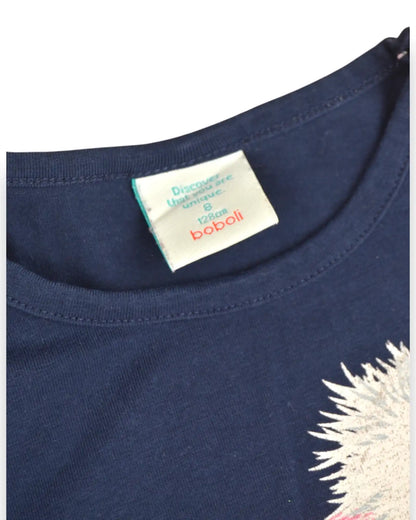 T-Shirt Azul BOBOLI - 8 Anos