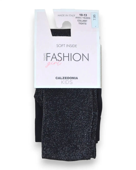 Collants Pretas Brilho CALZEDONIA - 10-13 Anos