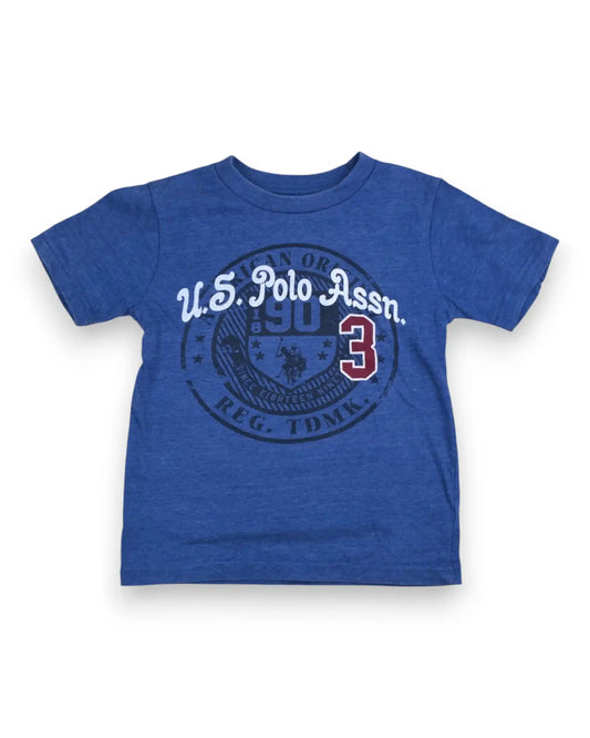 T-Shirt Azul US POLO - 5-6 Anos