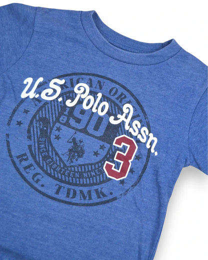 T-Shirt Azul US POLO - 5-6 Anos