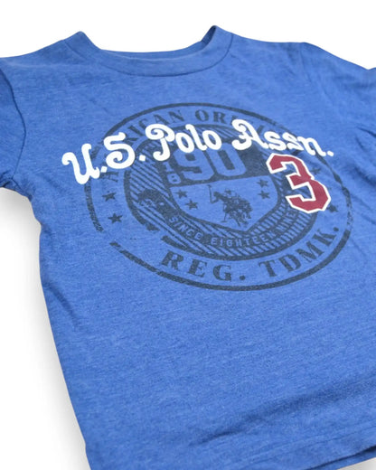 T-Shirt Azul US POLO - 5-6 Anos