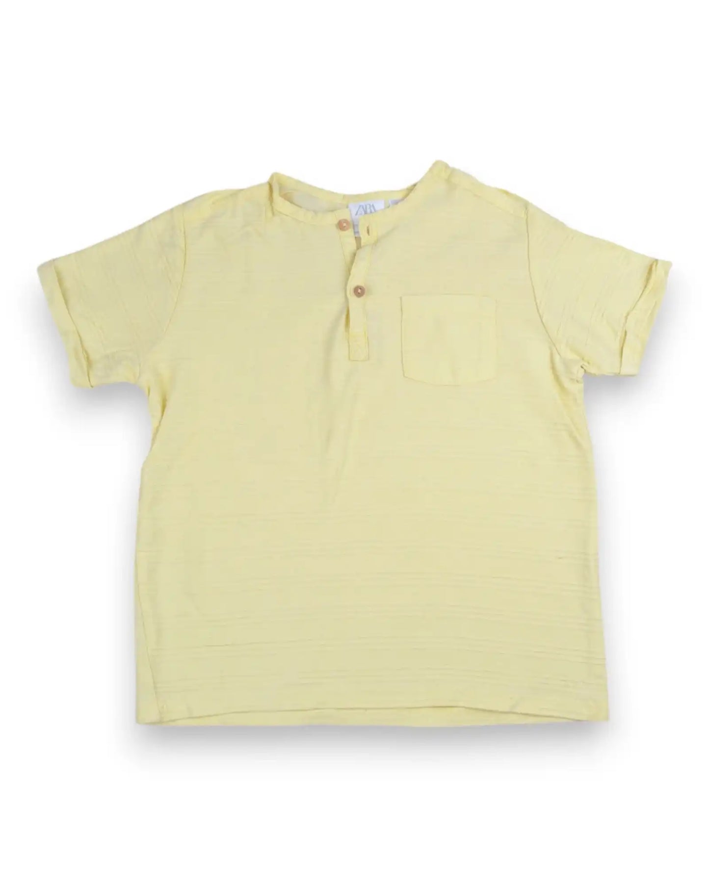 Camisa Amarela ZARA - 4-5 Anos