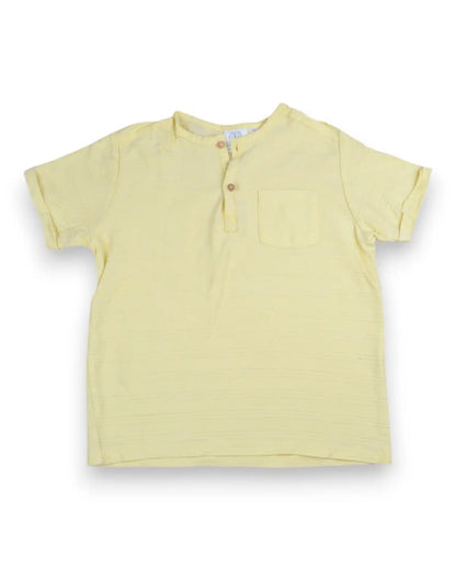 Camisa Amarela ZARA - 4-5 Anos