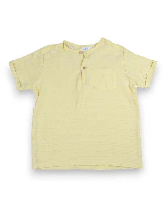 Camisa Amarela ZARA - 4-5 Anos