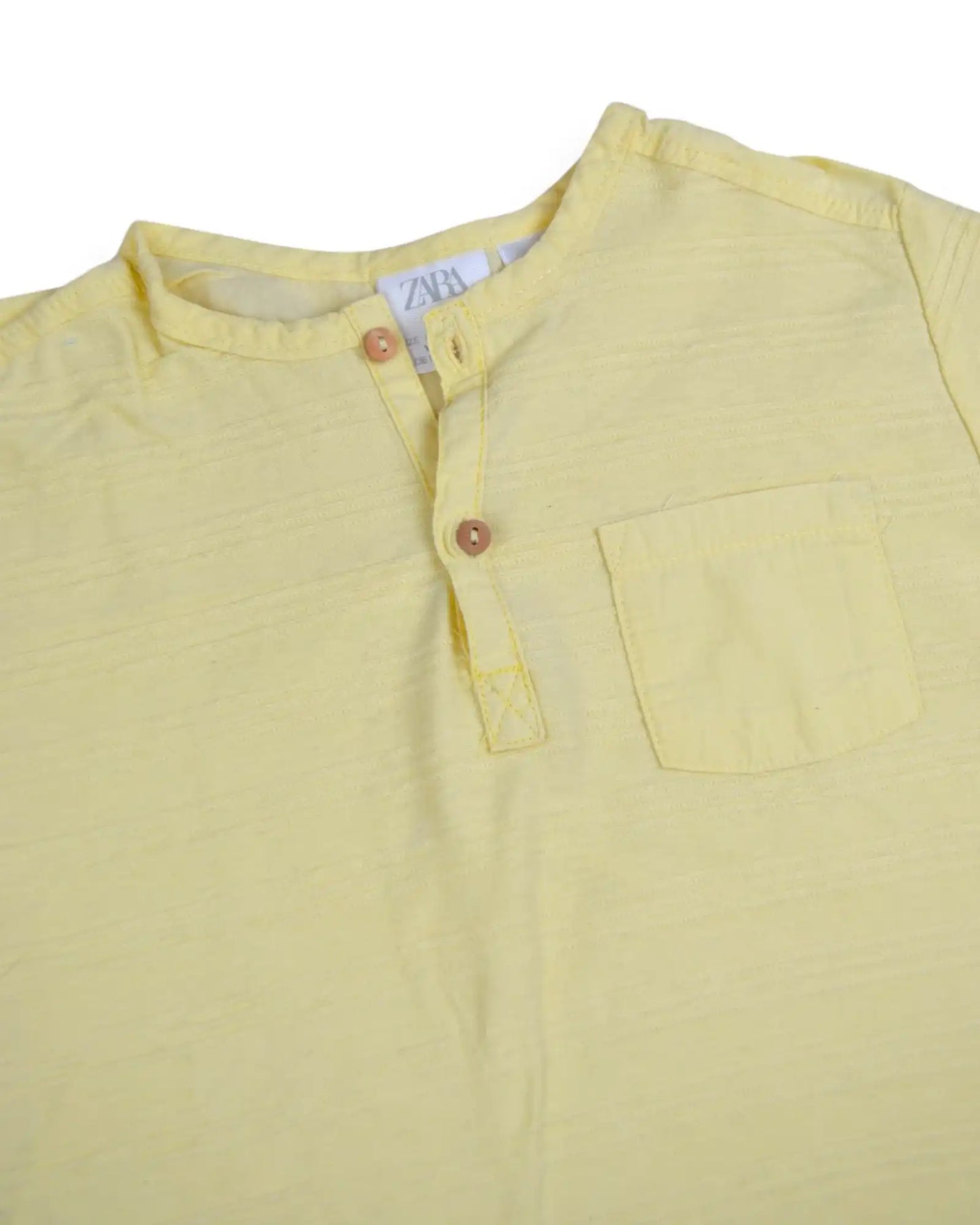 Camisa Amarela ZARA - 4-5 Anos