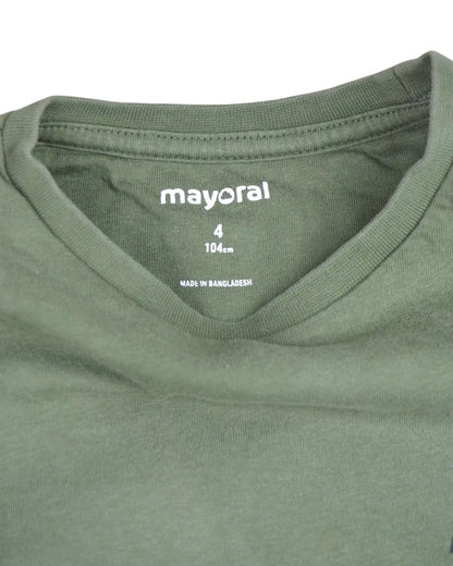 T-Shirt Verde MAYORAL - 4 Anos