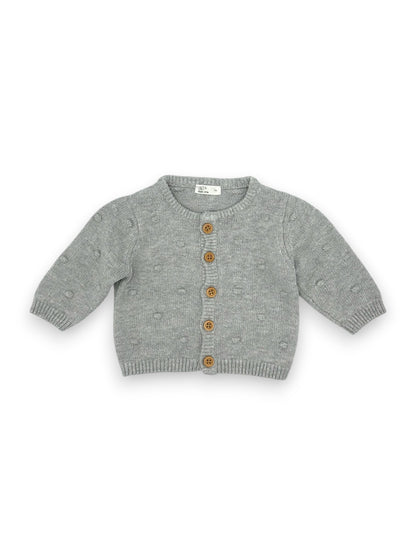 Organic Cotton Knit Coat 1 Month