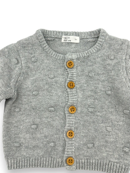 Organic Cotton Knit Coat 1 Month