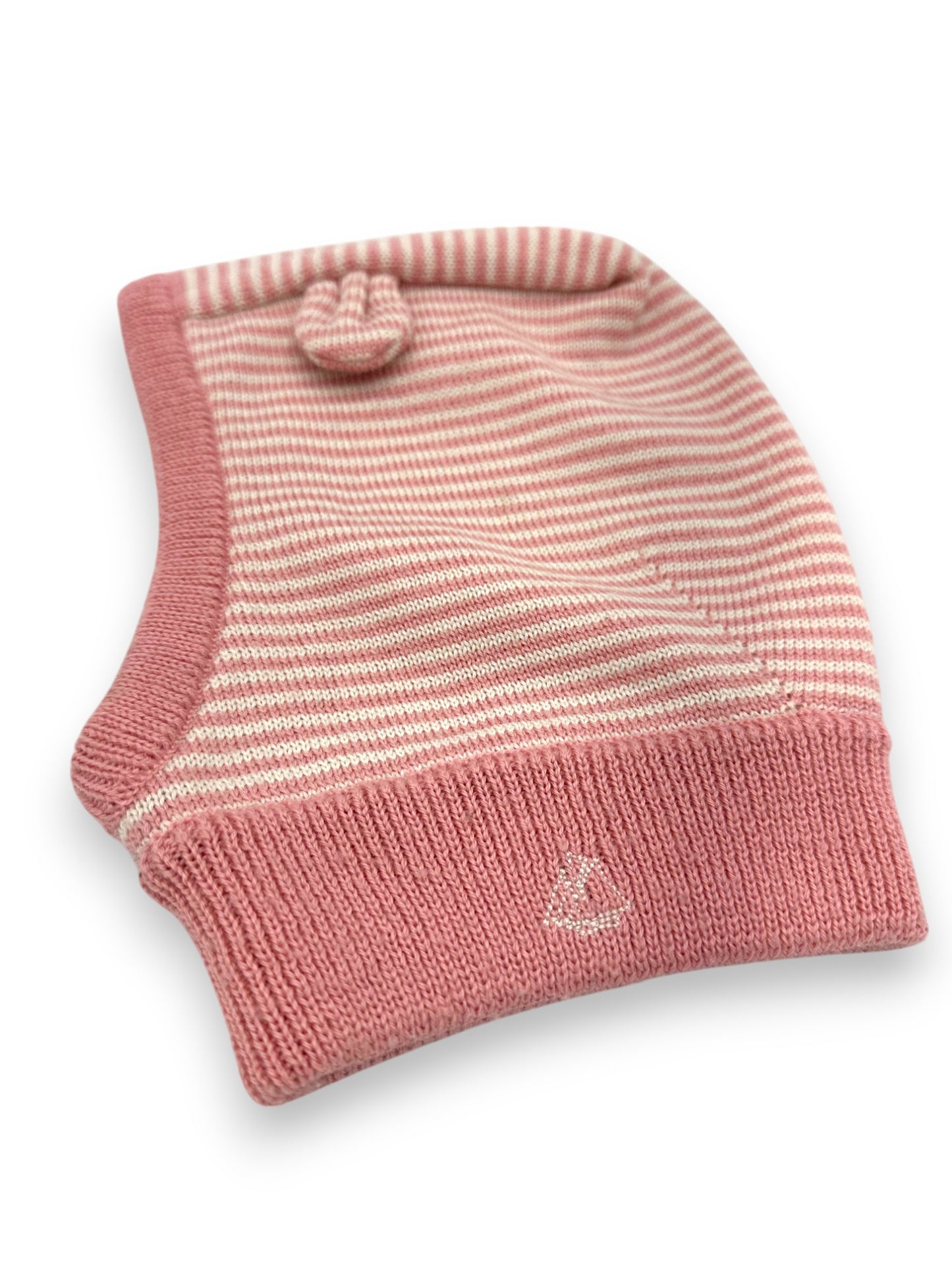 Gorro Balaclava de Lã Rosa Tam 49-51