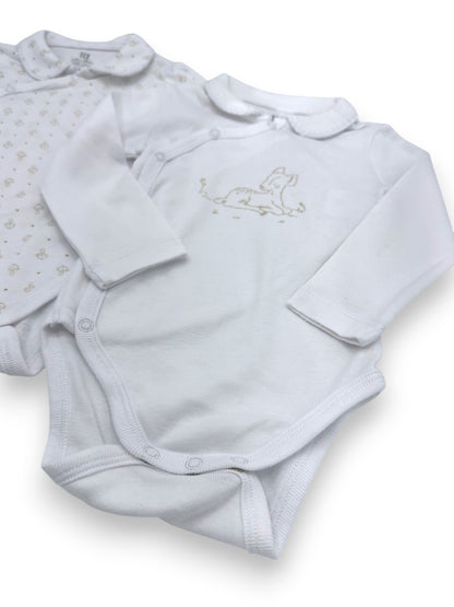 Pack 2 Gola Bodysuits 3-6 Months