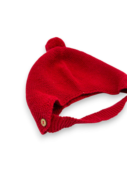 Gorro de Malha Vermelho 2 Anos