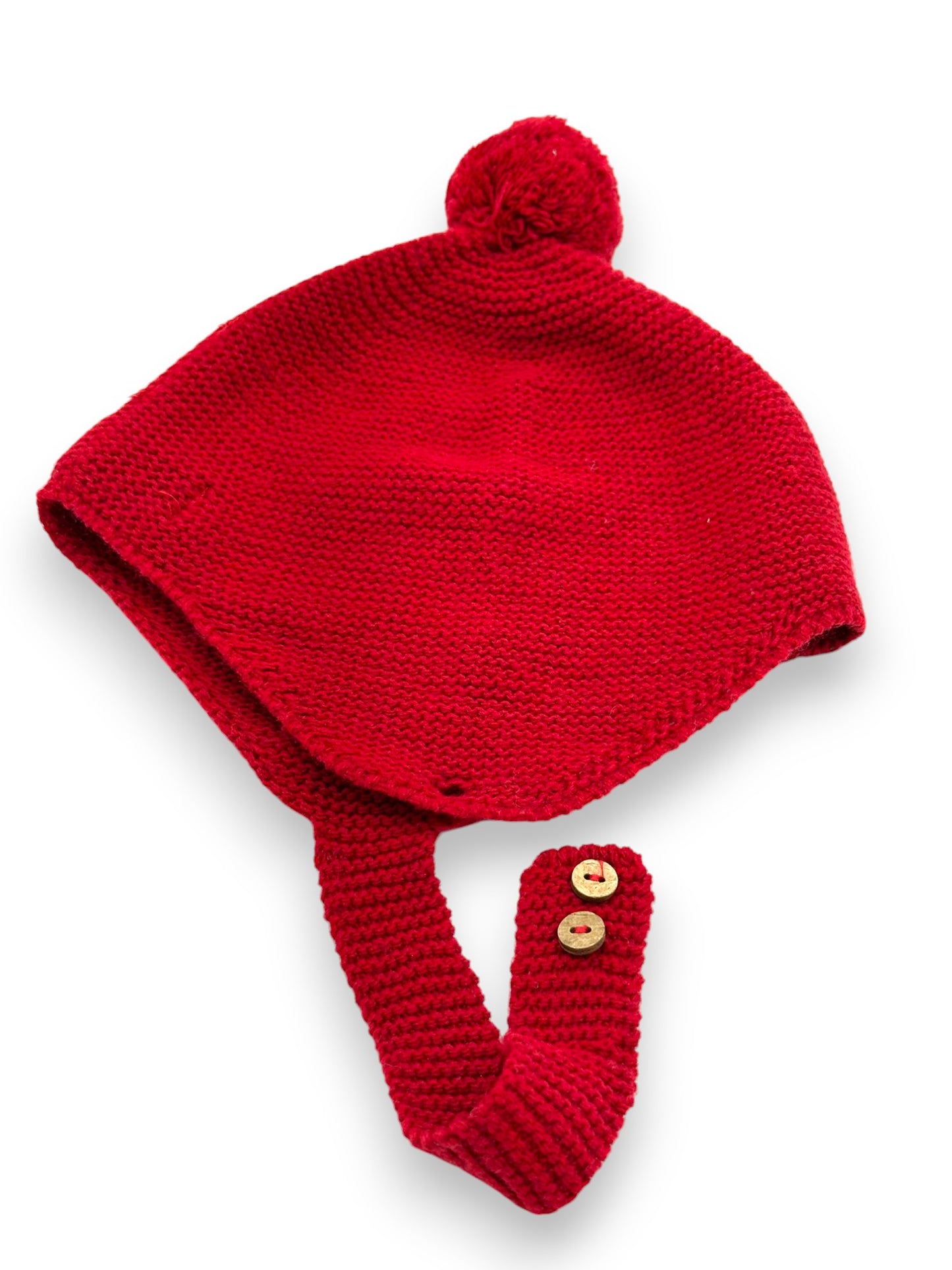 Gorro de Malha Vermelho 2 Anos