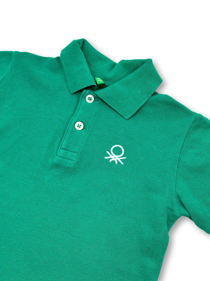 Green Short Sleeve Polo Shirt 3-4 Years