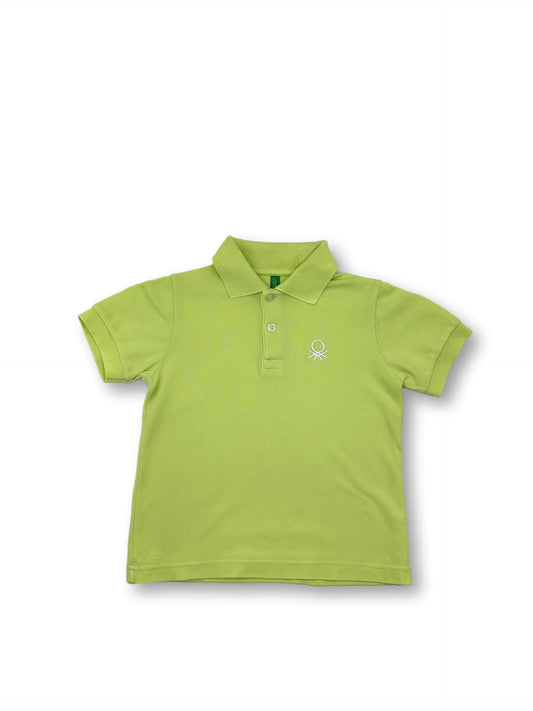 Green Short Sleeve Polo Shirt 4 Years