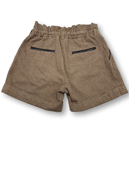 Brown Flannel Shorts 9-10 Years