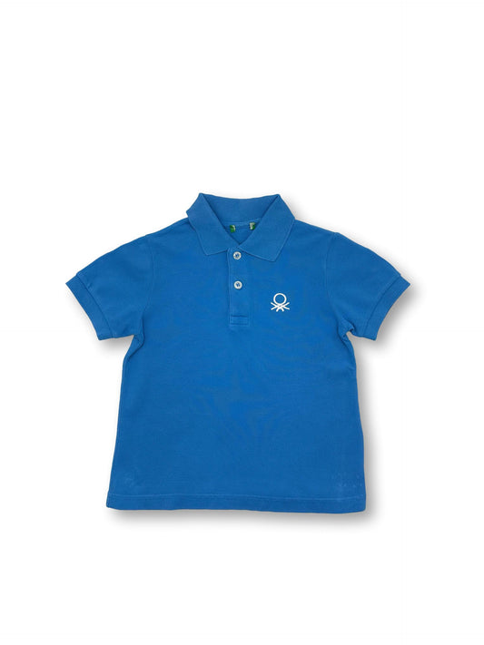 Blue Short Sleeve Polo Shirt 4 Years