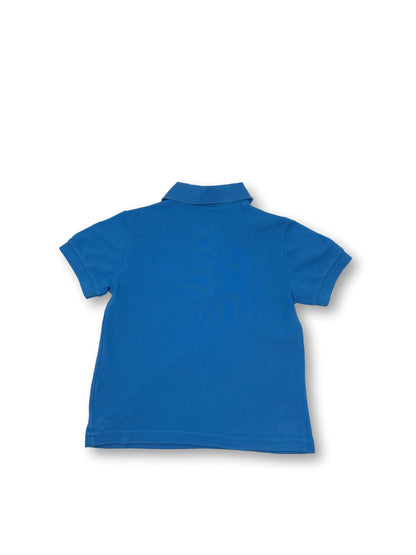 Blue Short Sleeve Polo Shirt 4 Years