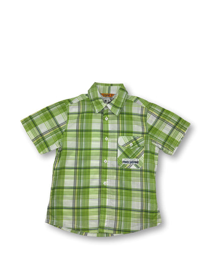 Short Sleeve Plaid Shirt 3 Years