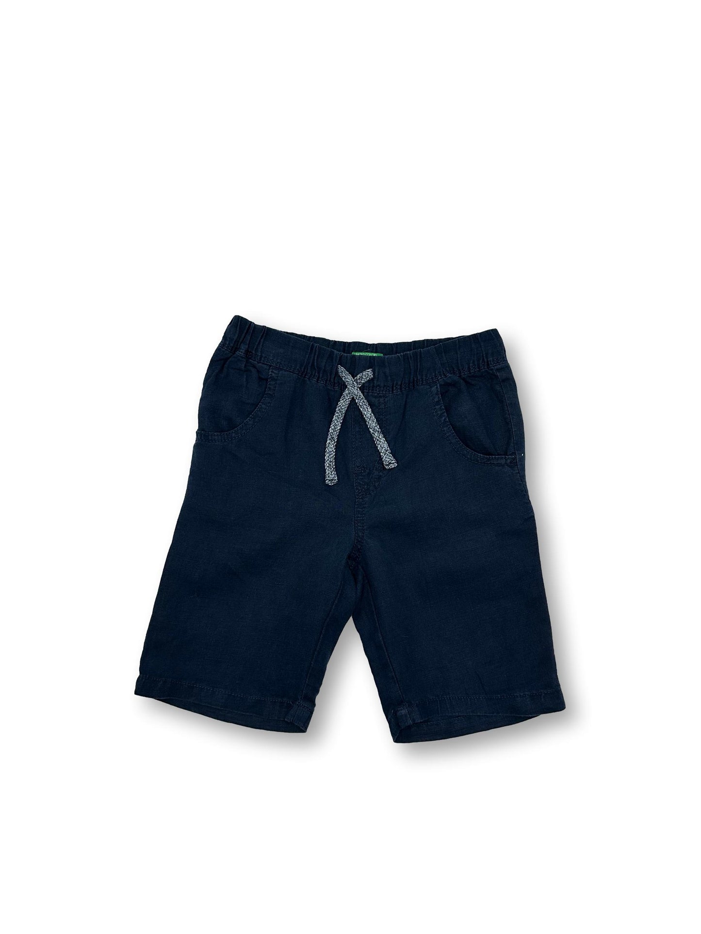 Blue Linen Shorts 4-5 Years