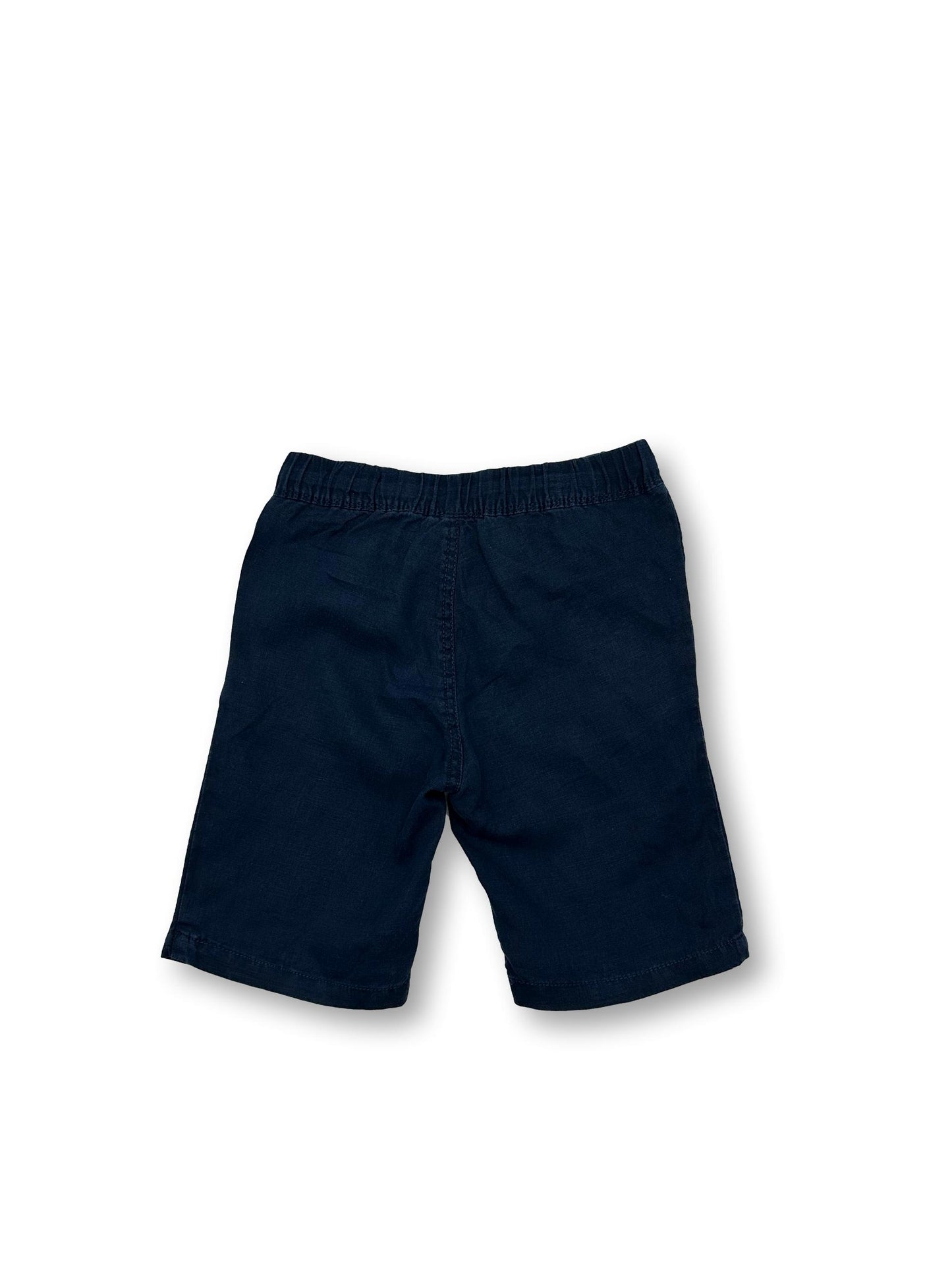 Blue Linen Shorts 4-5 Years