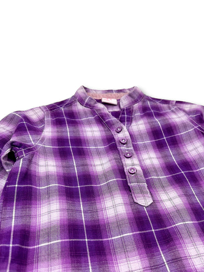 Purple Plaid Dress 3-4 Years