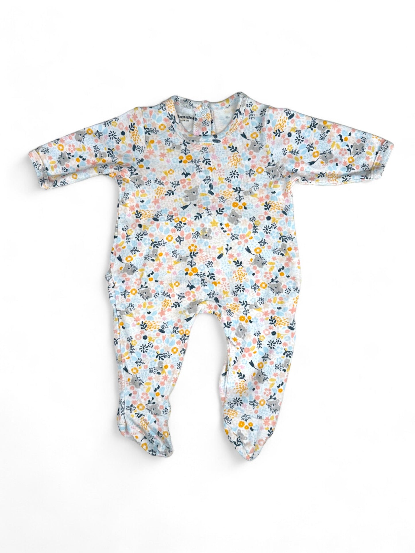 Pack 2 Babygrows &amp; Bodysuit 1 Month