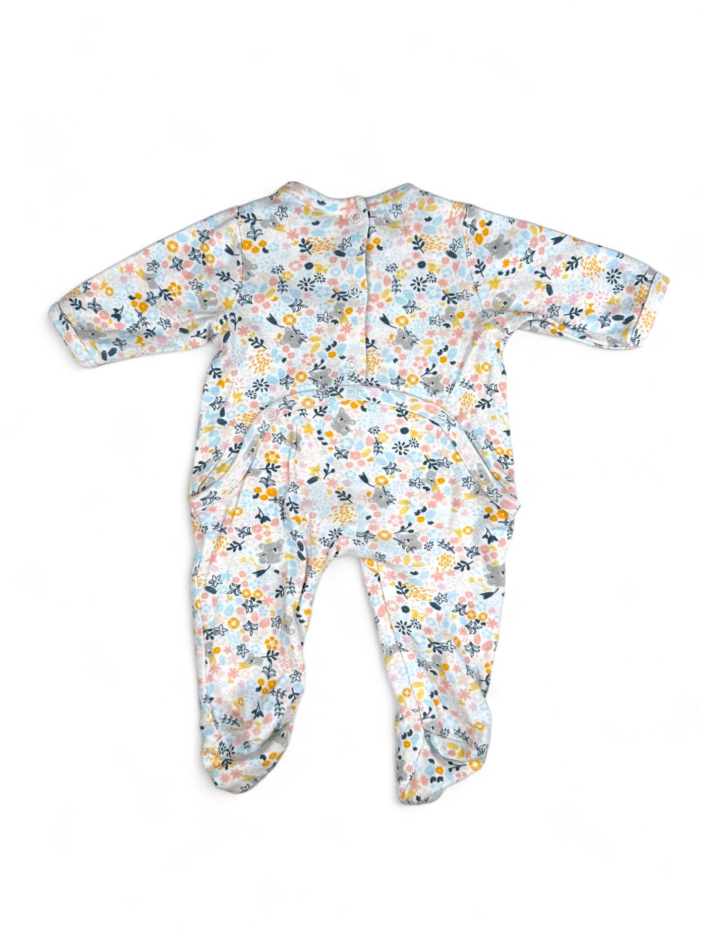 Pack 2 Babygrows &amp; Bodysuit 1 Month