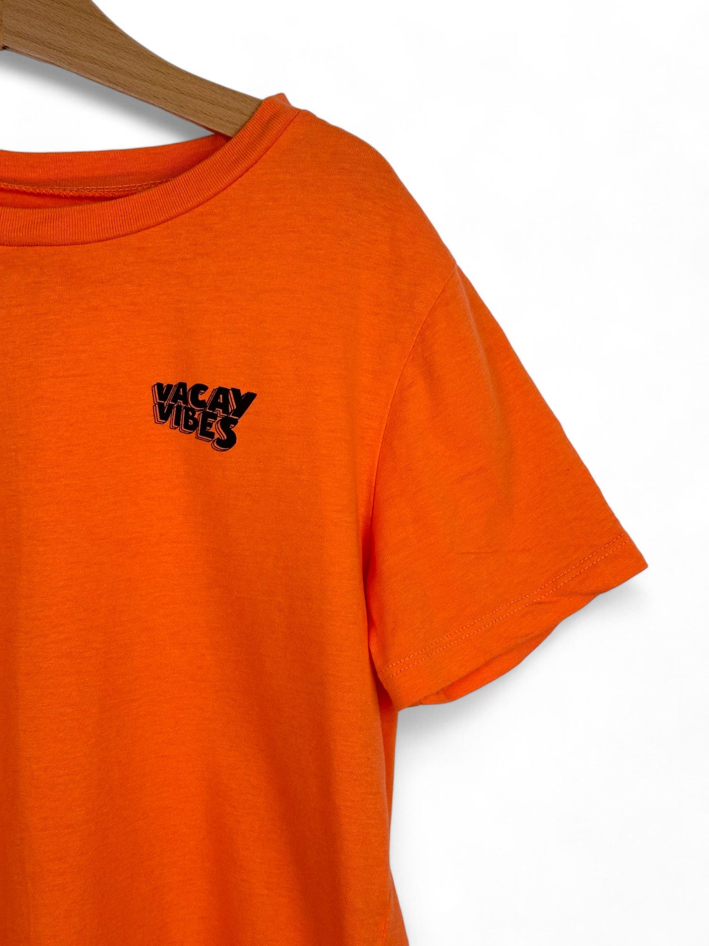 T-Shirt Laranja 8-10 Anos